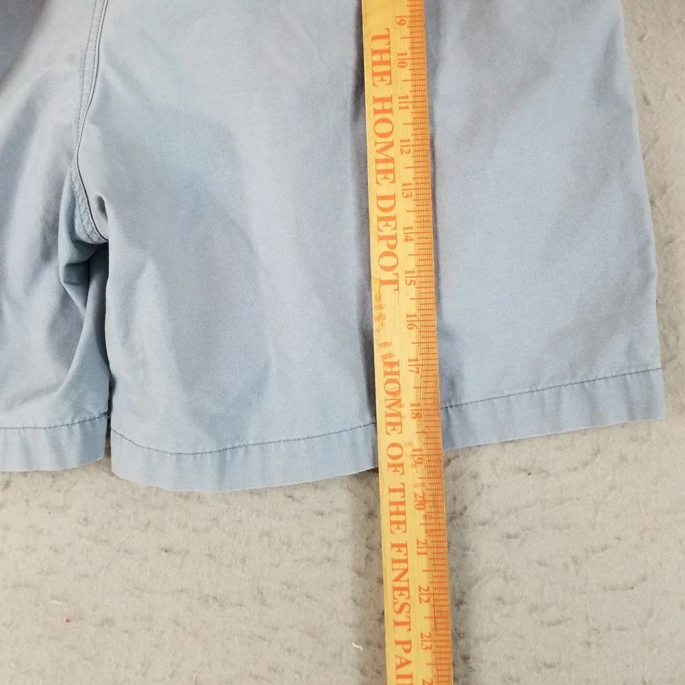 Savane Cargo Shorts Mens 38 Blue Mirage Blue Cotton Blend Utility Pockets Casual